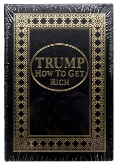 Donald Trump Autographed "How To Get Rich" Signed First Edition Book